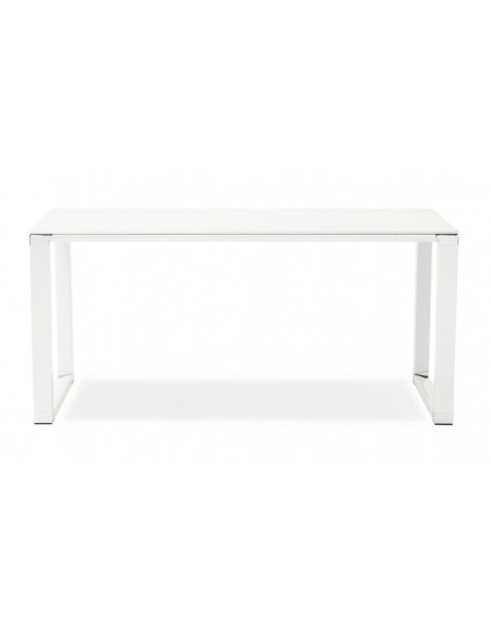 Table bureau moderne blanc Gregor