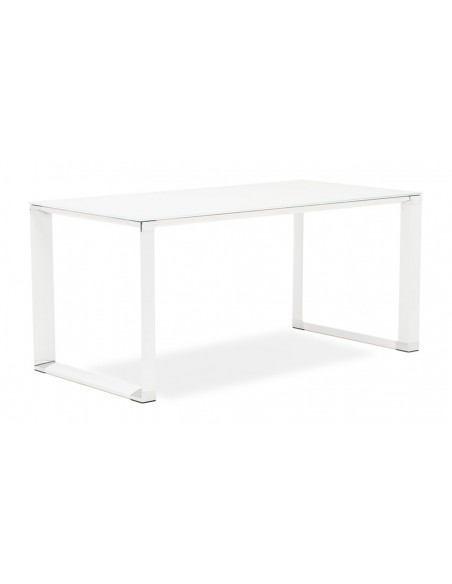 Table bureau moderne blanc Gregor