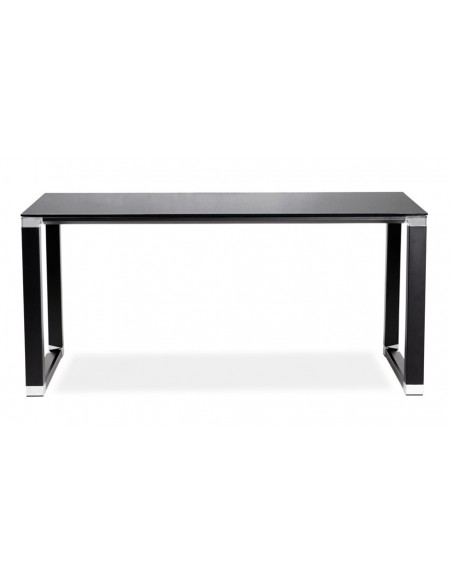 Table bureau moderne noir Gregor