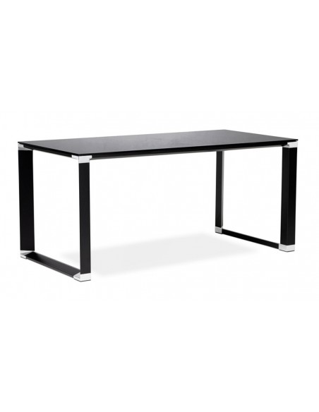 Table bureau moderne noir Gregor