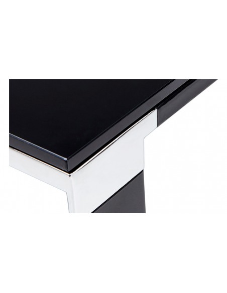 Table bureau moderne noir Gregor