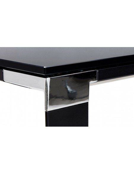 Table bureau moderne noir Gregor