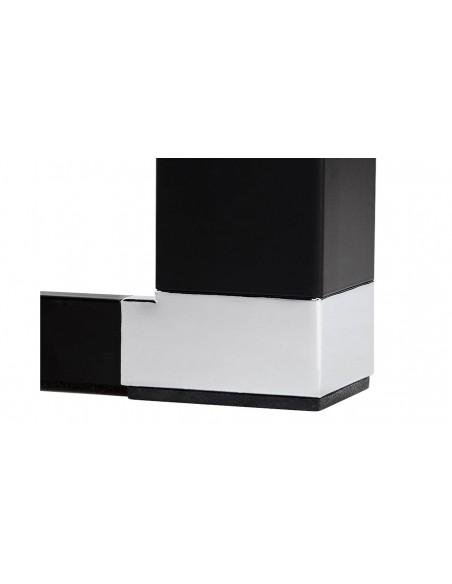 Pieds bureau moderne noir Gregor