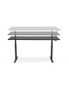 Table bureau noir réglable Bjorn