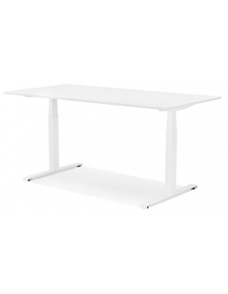 Table bureau  blanc réglable Bjorn