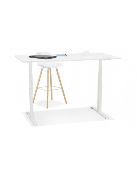 Table bureau  blanc réglable Bjorn