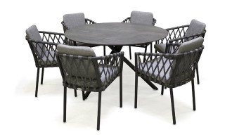 salon de jardin rond 6 places