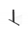 Pieds bureau noir noyer Lars
