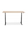 Bureau électrique noir bois Lars