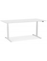 Bureau assis debout blanc