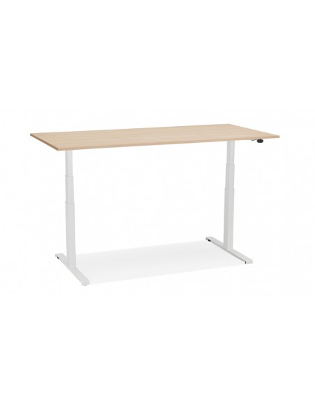 Bureau électrique blanc bois Lars