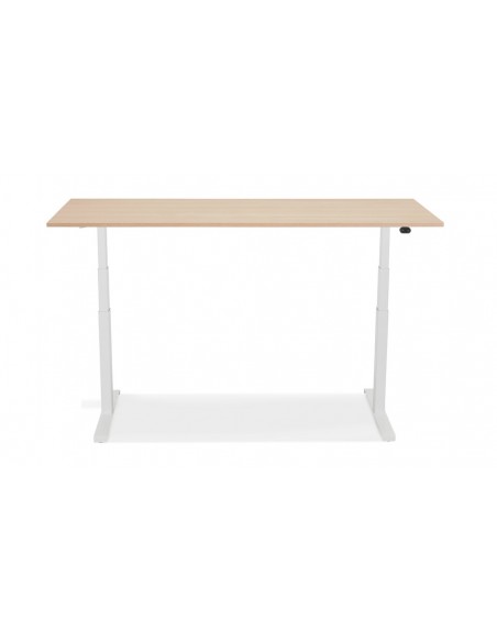 Bureau électrique blanc bois Lars