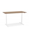 Bureau électrique blanc noyer Lars