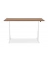 Bureau électrique blanc noyer Lars
