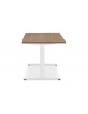 Bureau électrique blanc noyer Lars