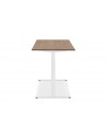 Bureau électrique blanc noyer Lars