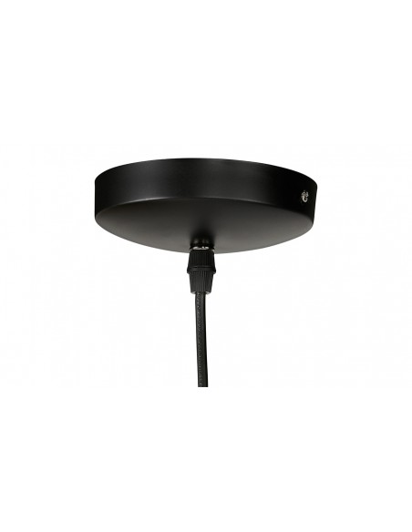 Lampe suspension boule noir Maggie