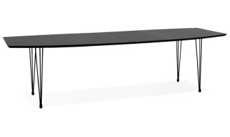 Table repas extensible noir