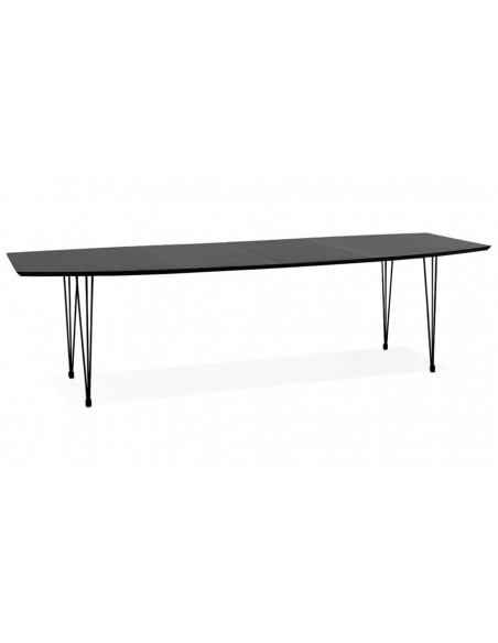 Table repas extensible noir