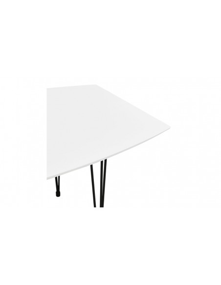 Table repas extensible blanche Trudy