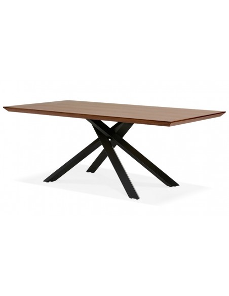 Table noir noyer Swann