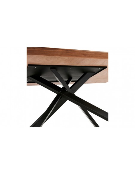 Table noir noyer Swann