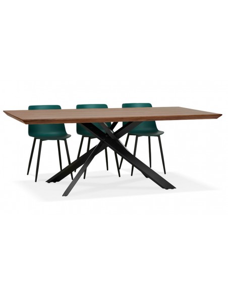 Table noir noyer Swann