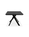 Table rectangulaire noir Swann