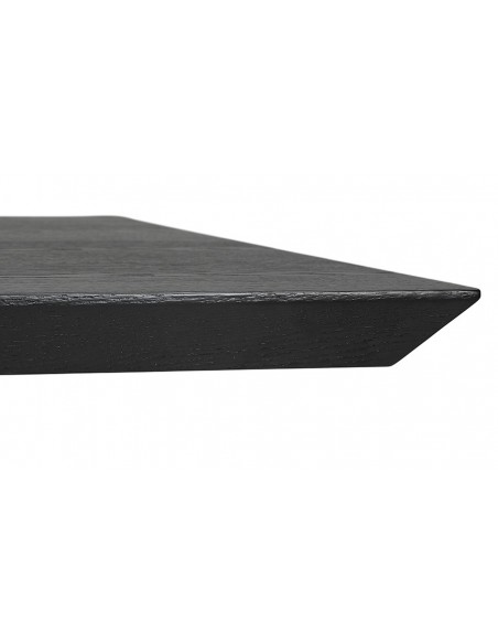 Plateau table rectangulaire noir Swann