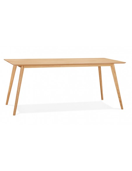 Table dîner scandinave couleur bois