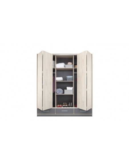 armoire dressing anthracite