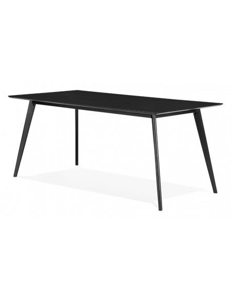 Table scandinave noir 180cm Soren