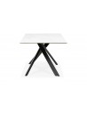 Table moderne noir blanc Linda