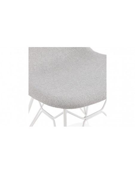Chaise design gris clair Olivier