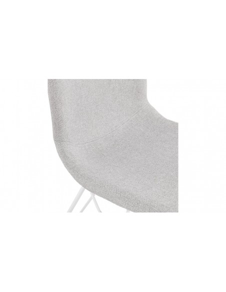 Chaise design gris clair Olivier