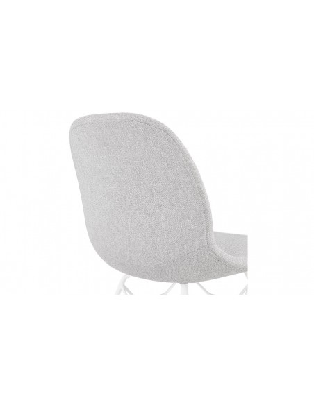 Chaise design gris clair Olivier