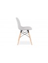 Chaise scandinave gris clair Sven