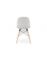 Chaise scandinave gris clair Sven