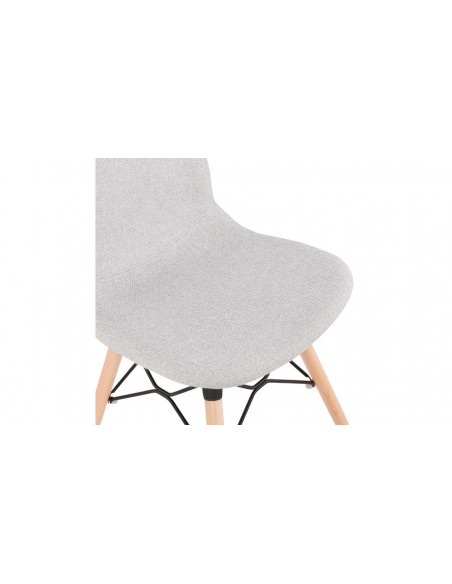 Chaise scandinave gris clair Sven