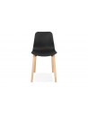Chaise scandinave noir Tania