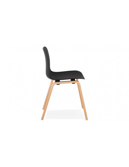 Chaise scandinave noir Tania