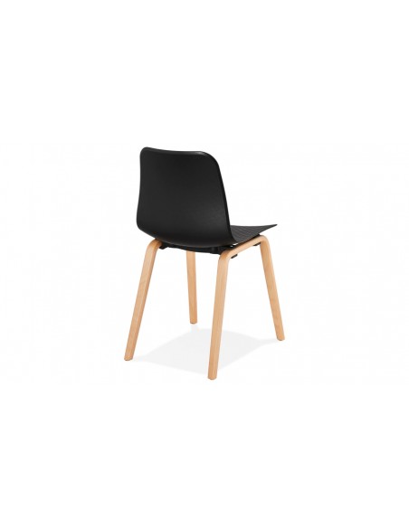 Chaise scandinave noir Tania