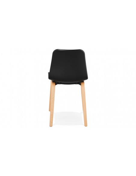 Chaise scandinave noir Tania