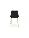 Chaise scandinave noir Tania