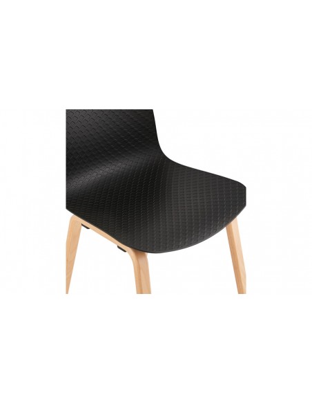 Chaise scandinave noir Tania