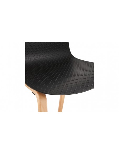 Chaise scandinave noir Tania