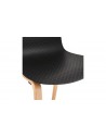 Chaise scandinave noir Tania