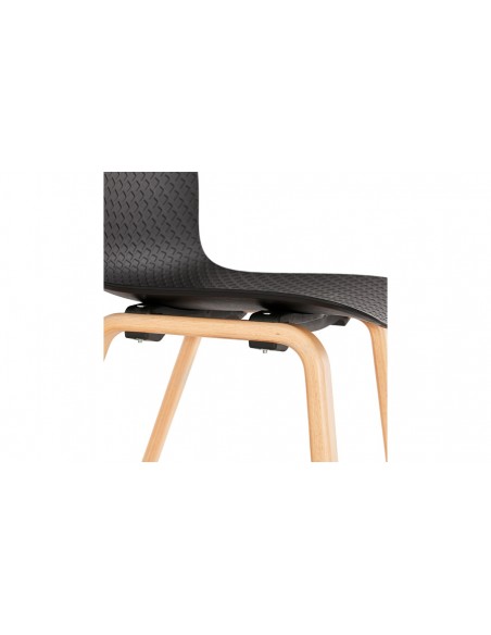 Chaise scandinave noir Tania