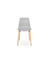 Chaise scandinave gris Tania