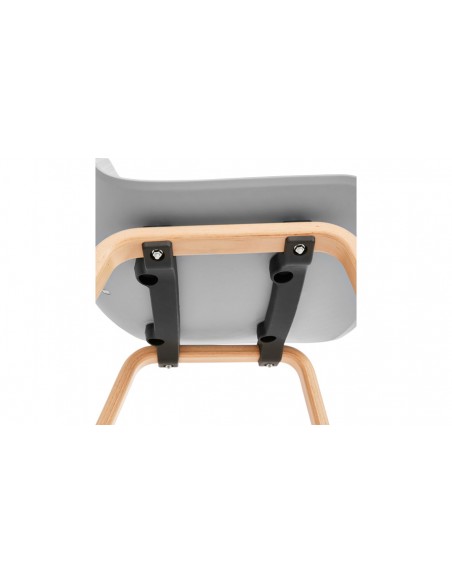 Chaise scandinave gris Tania